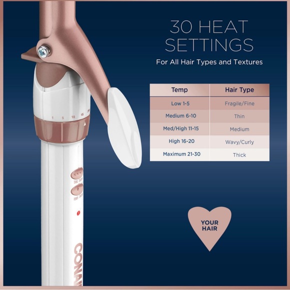Conair Rose Gold Curling Iron - Picture 3 of 3